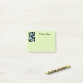 Baumkletterer-Silhouette: Baumpfleger Post-it Klebezettel (Auf Schreibtisch)