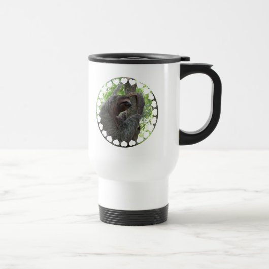 Baumkletternde Sloth-Reise-Tasse Reisebecher (Rechts)