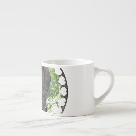 Baumkletternde Sloth-Spezialitäten-Tasse Espressotasse (Rechts)