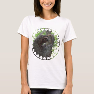 Baumkletternder Sloth-Damen-angepasster T - Shirt