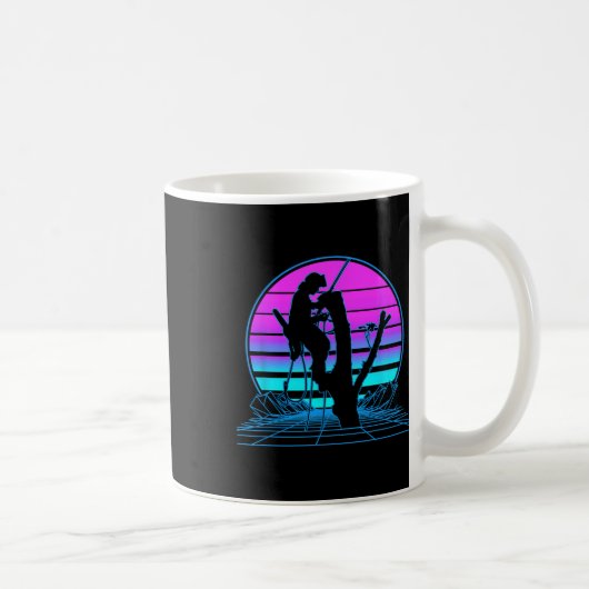 Baumkletterndes Pastell-Goth-Vaporwave Kaffeetasse (Rechts)