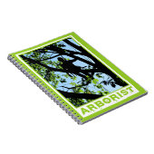 Baumklimatische Silhouette: Arborist Notizblock (Rechte Seite)