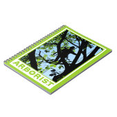 Baumklimatische Silhouette: Arborist Notizblock (Linke Seite)
