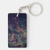 Baumkollektion für digitale Kunst Schlüsselanhänger (Rückseite)