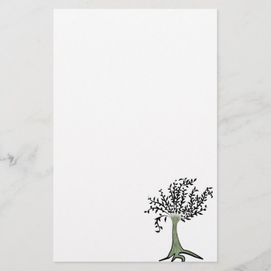 Baumkopie Briefpapier (Vorderseite)