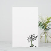 Baumkopie Briefpapier (Stehend Vorderseite)