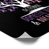 Baumkrebs und häusliche Gewalt Poster (Ecke)