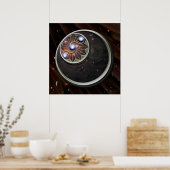 Baumkreis 1 poster (Küche)