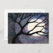 Baumkreuz und Mondkreuz Postkarte (Vorne/Hinten)