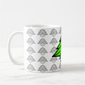 Baumkrieger (Cartoon wie Gesicht) v1.1 Kaffeetasse (Links)