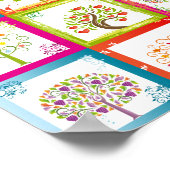 Baumkronen 4x4 poster (Ecke)