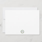 Baumkronen-Großpostkarte Dankeskarte (Rückseite)