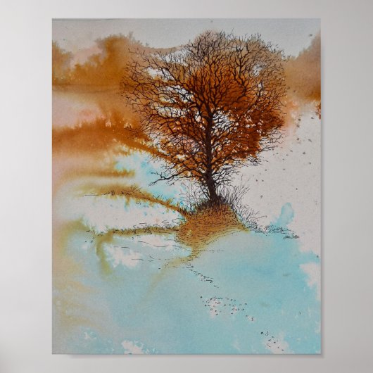Baumkronen-Kunstdruckerei Poster (Vorne)