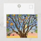 Baumkronen-Postkarte Postkarte (Vorne/Hinten)