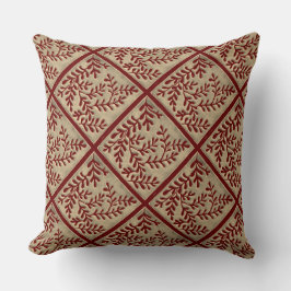 Baumkronen-Trellis-Blattdesign Kissen