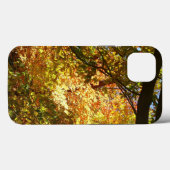 Baumkronen von Herbstlauben I Gelbe Herbstlandscha Case-Mate iPhone Hülle (Rückseite (Horizontal))