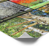 Baumkronenposter 36 x 24 poster (Ecke)