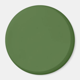Baumkronenwaldjäger mit grüner Farbe Magnet