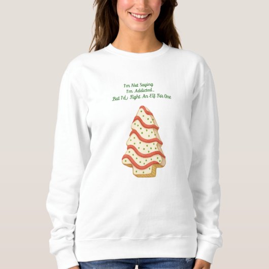 Baumkuchen – Feiertags-Sweatshirt Sweatshirt (Vorderseite)
