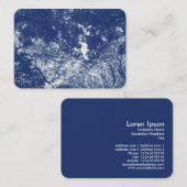 Baumlande Canopy 02 - Cyanotypeffekt Visitenkarte (Vorne/Hinten)