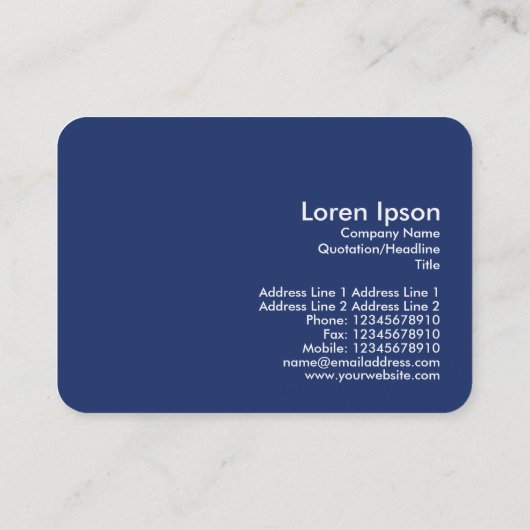 Baumlande Canopy 02 - Cyanotypeffekt Visitenkarte (Rückseite)