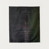 Baumlandschaft am See Wandteppich (Vorderseite)