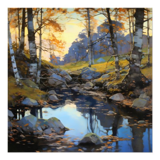 Baumlandschaft Fotodruck (Vorne)