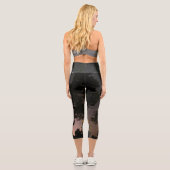 Baumlandschaft mit Milchstraße Capri Leggings (Rückseite)