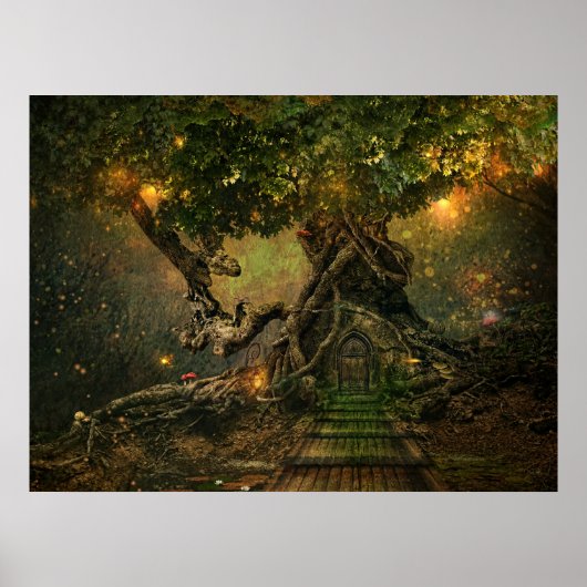 Baumlandschaft Poster (Vorne)