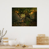 Baumlandschaft Poster (Küche)