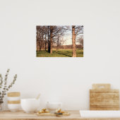 Baumlandschaft Poster (Küche)