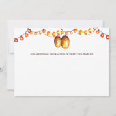 Baumleuchten rustikal-orientalische Laterne Save The Date (Rückseite)