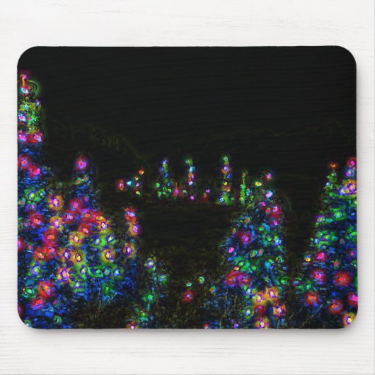 Baumlichter-Mauspad Mousepad (Vorne)