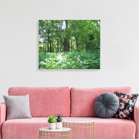 Baumlinie Leinwanddruck (Insitu (Wohnzimmer))