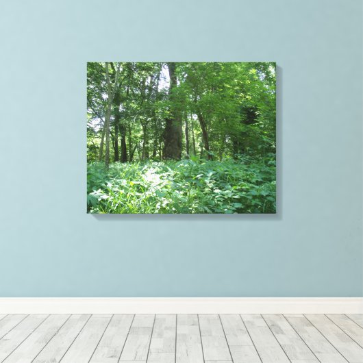 Baumlinie Leinwanddruck (Insitu (Holzboden))