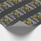 Baumloggen Joke Forestry Harvester Geschenkpapier (Ecke)