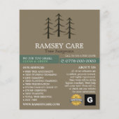 Baumlogo - Baumchirurg - Arborist Flyer (Vorne)