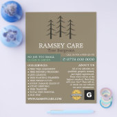 Baumlogo - Baumchirurg - Arborist Flyer (Einzeln)