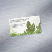 Baumlogo | Bushes | Gartenarbeit Magnetische Visitenkarte (Beispiel)