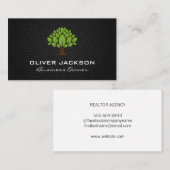 Baumlogo | Landflucht Visitenkarte (Vorne/Hinten)