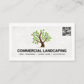 Baumlogo | QR-Code Visitenkarte (Vorderseite)