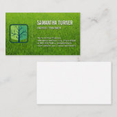 Baumlogo | Rasen Visitenkarte (Vorne/Hinten)