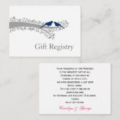 Baummarinebirds - Gift Registry Cards Begleitkarte (Vorne/Hinten)