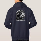 Baummonster Hoodie (Rückseite)