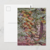 BAUMMOSAIK POSTKARTE (Vorne/Hinten)