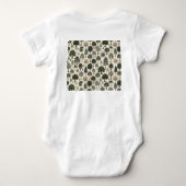 Baummuster Baby Strampler (Rückseite)