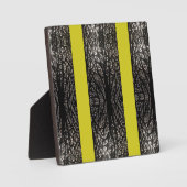 Baummuster gelb fotoplatte (Vorderseite)