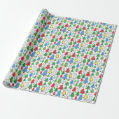 Baummuster Geschenkpapier (Ungerollt)