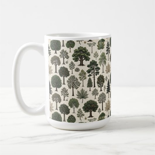 Baummuster Kaffeetasse (Links)