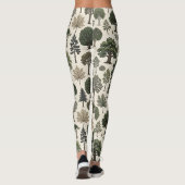 Baummuster Leggings (Rückseite)